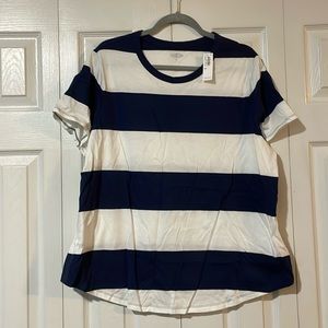 Striped short sleeve shirt